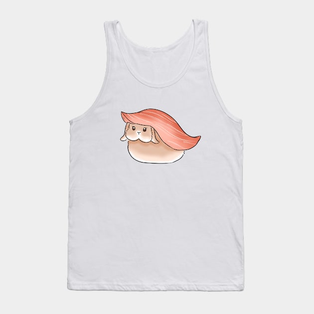 Salmon Sushi Rabbit _ Bunny Sushi _ Bunniesmee Tank Top by GambarGrace